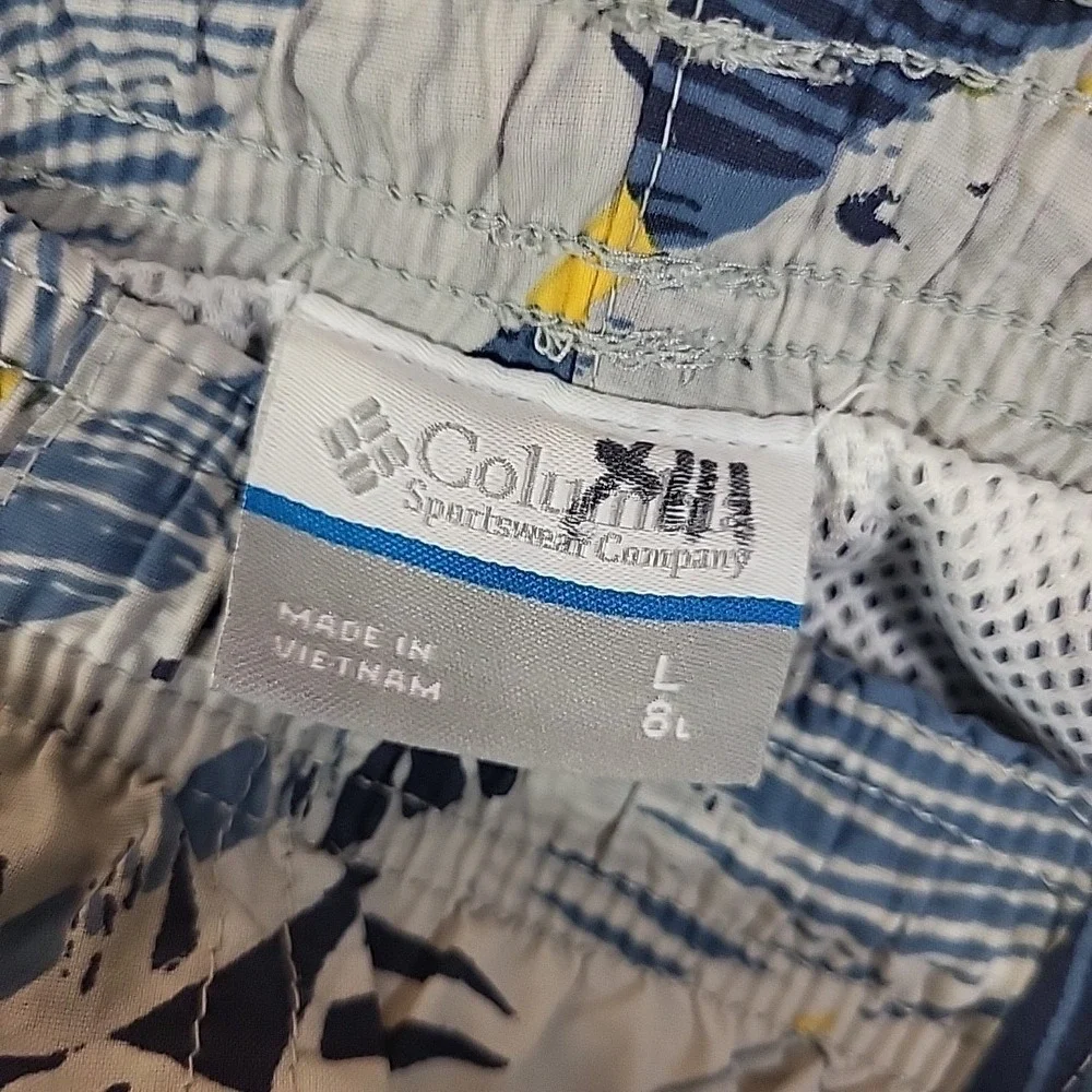 Columbia PFG Swim Trunks Omni-Shade Fishing Shorts‎ Blue 8